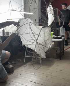 salix building in upstairs studio