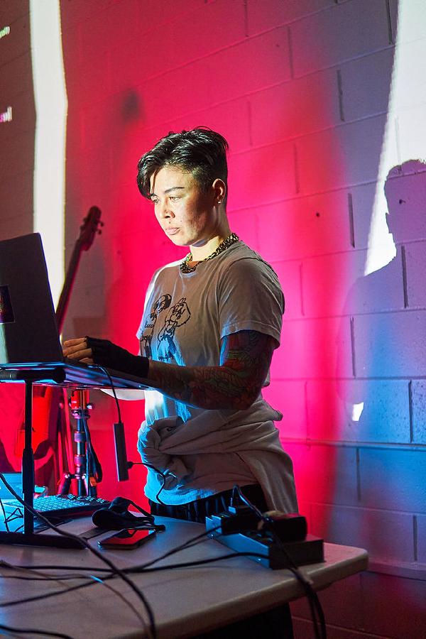 algorave kickback hydra set at syzygy