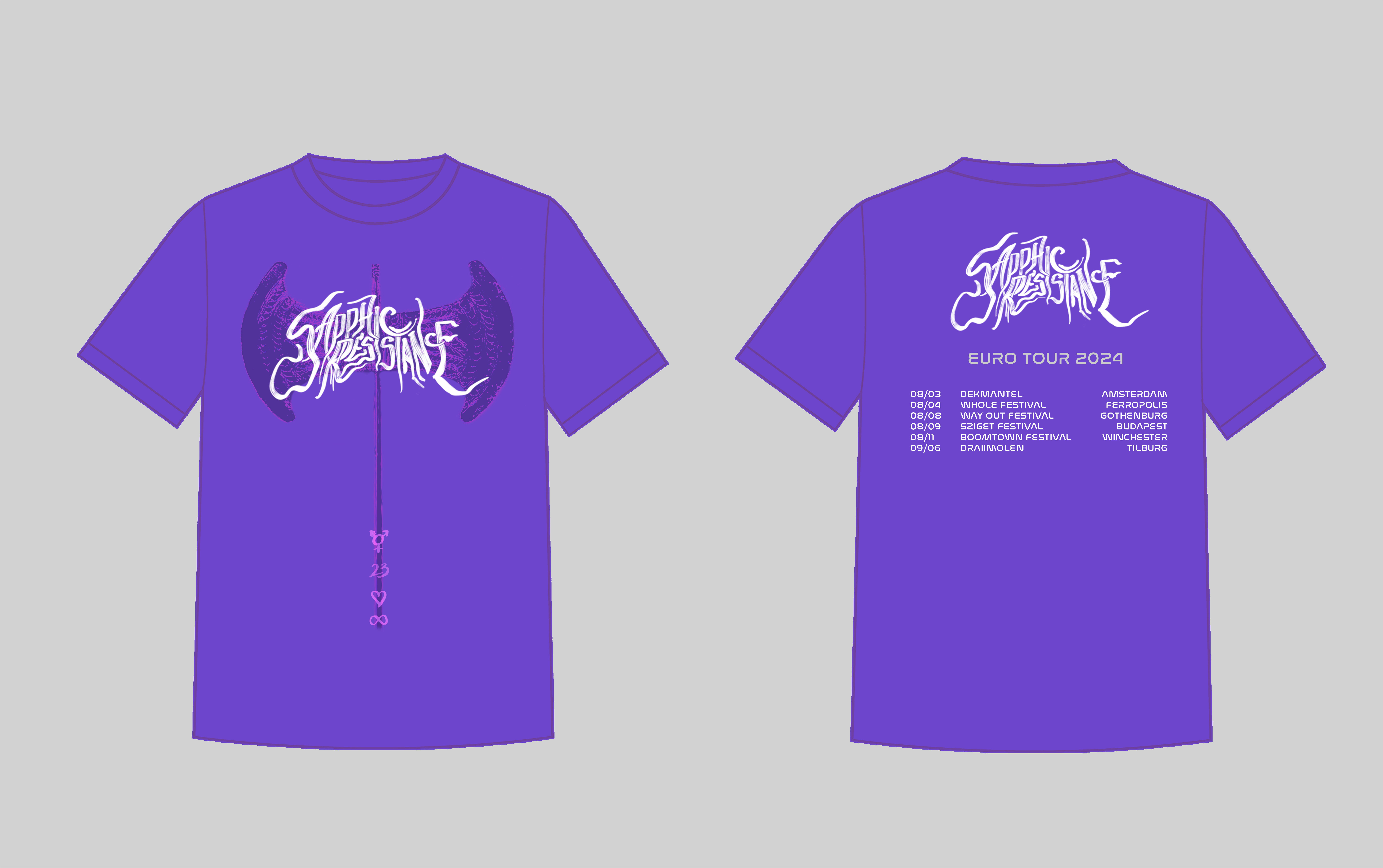 sapphic resistance mockup